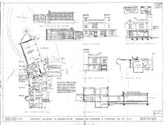 Castleham House Plans 1952
